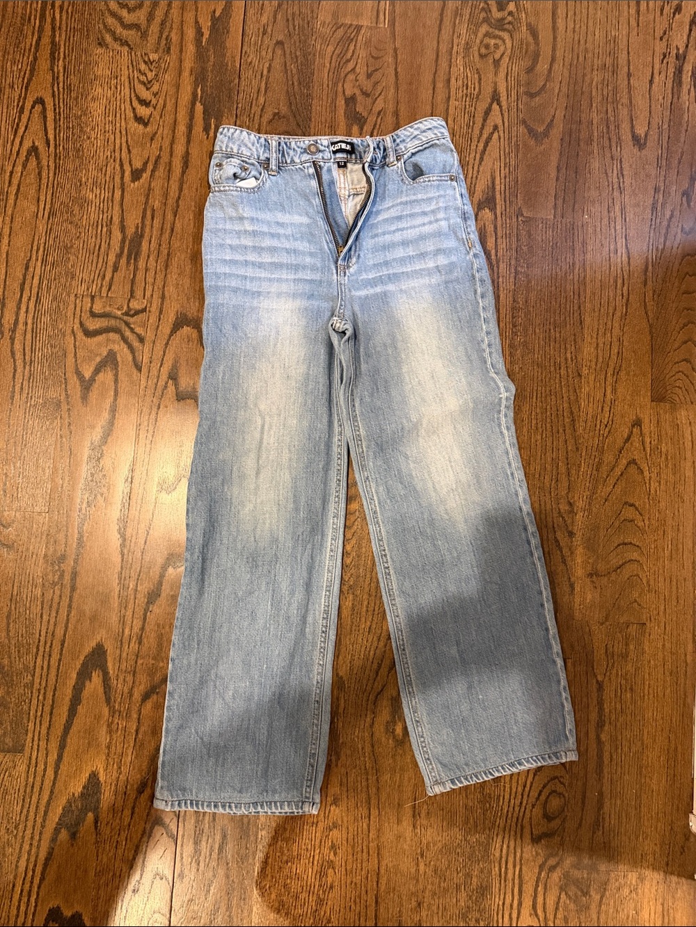 Katie J NYC Light Blue Straight Jeans